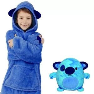 Huggle Pets Unisex Children's Hoodie One Size fits 3 to 11 year olds Packable